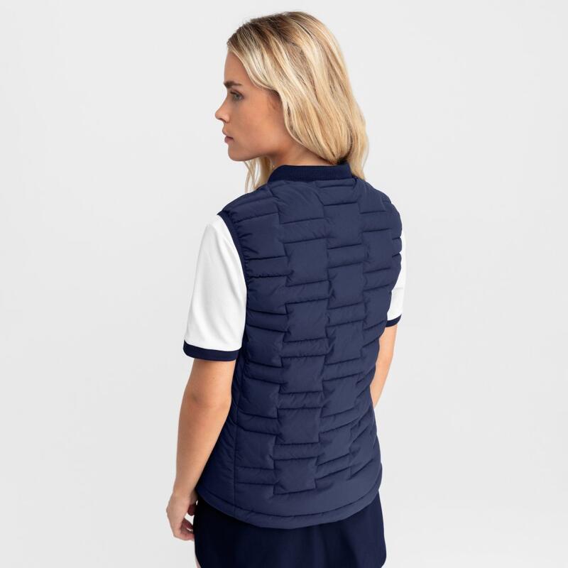 Dames Golf geïsoleerd vest Royal-W Navy SIROKO Marineblauw