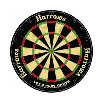 Dartboard Set "Lets Play" Damen und Herren Schwarz/Beige/Rot