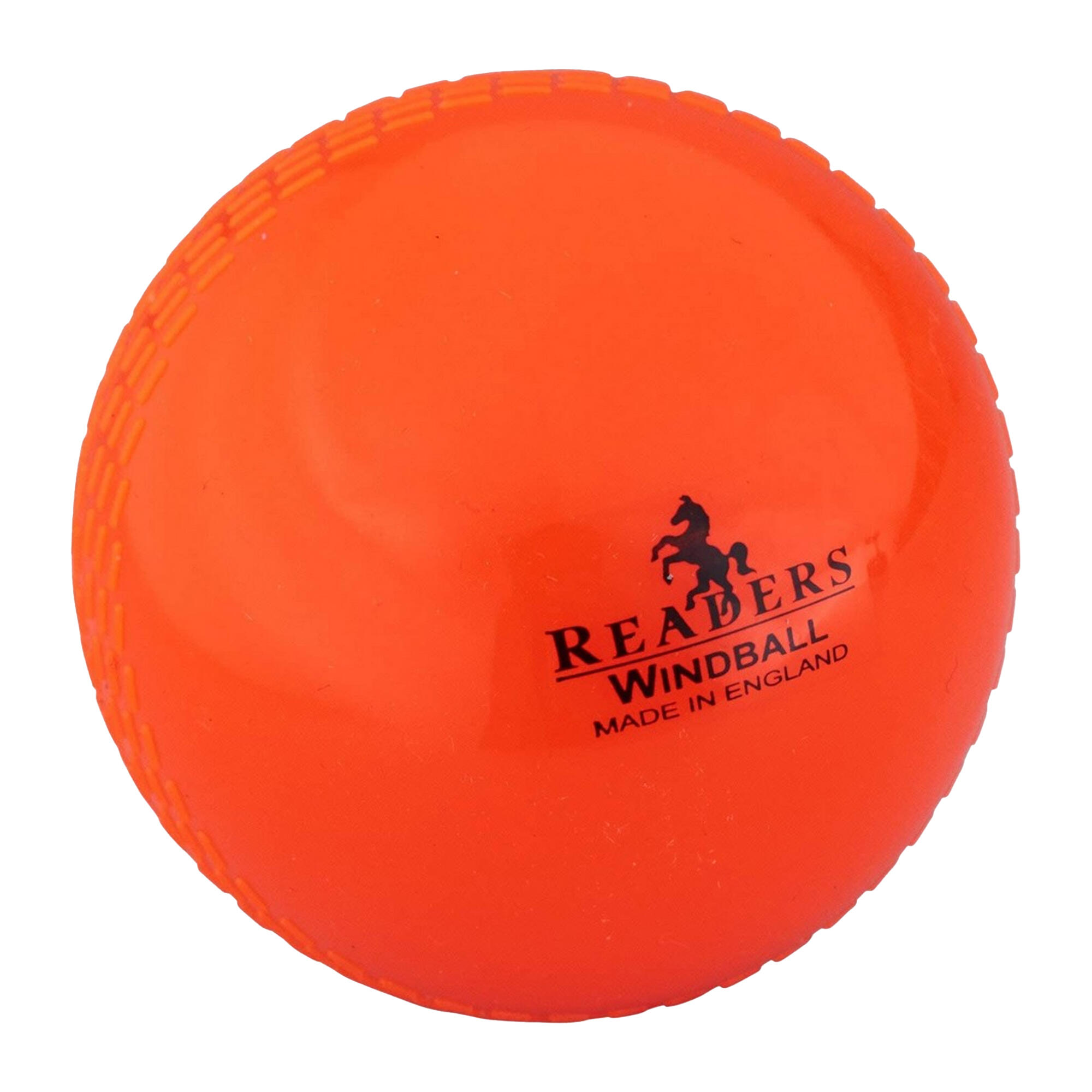 READERS Childrens/Kids Windball Cricket Ball (Orange)