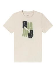 T-shirt pour enfant Puma K ess graphic tee Beige