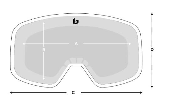Masque de Ski Cylindrique NEVADA JR - Verre Cat 2 - Enfant 4/6