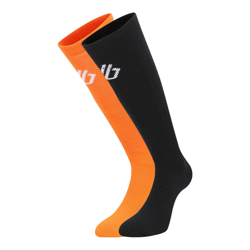 Socken für HerrenDamen Unisex 2erPack Damen und Herren Lunde Orange/Schwarz