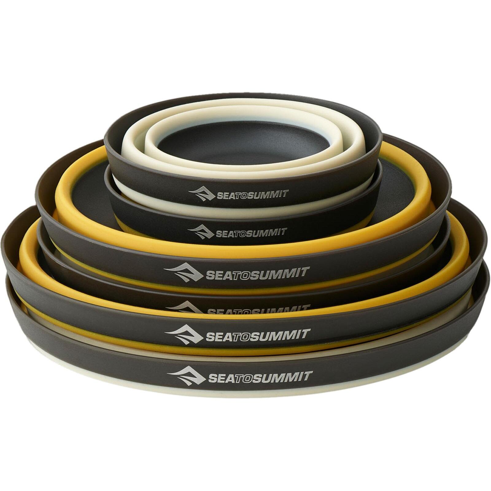 Geschirrset Frontier UL Collapsible Dinnerware Set 2P 6-teilig white-yellow 2/5