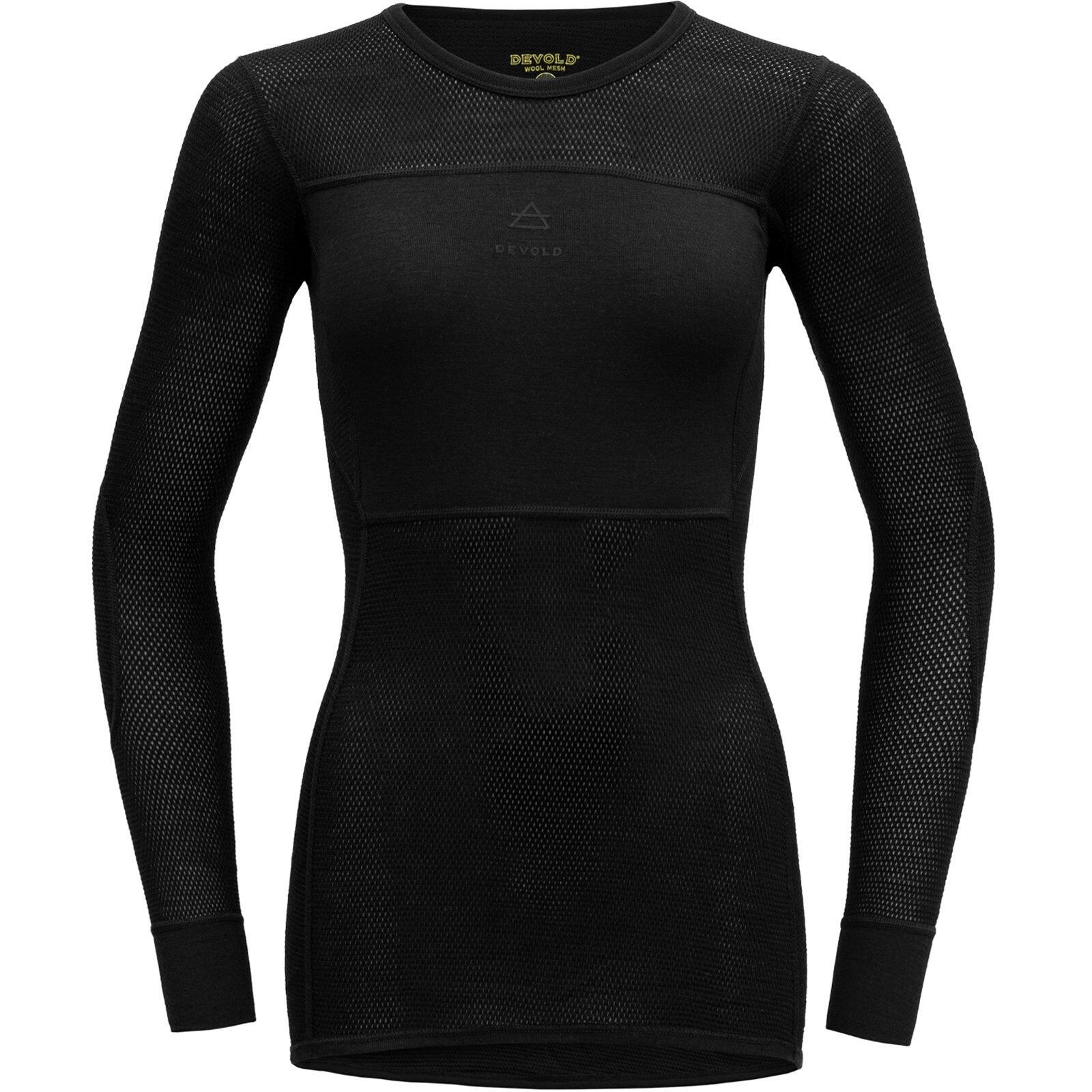 DEVOLD Langarmshirt Wool Mesh 190 Shirt Wmn caviar