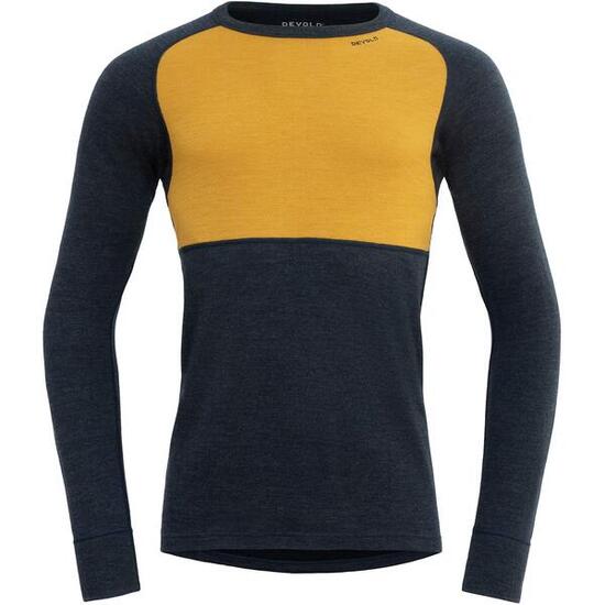 Langarm-Baselayer Expedition Merino Silk Shirt Man ink-arrowwood