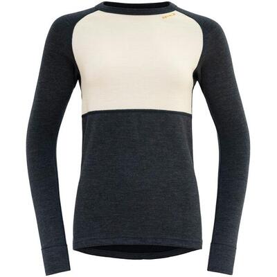 Langarm-Baselayer Expedition Merino Silk Shirt Wmn ink-offwhite