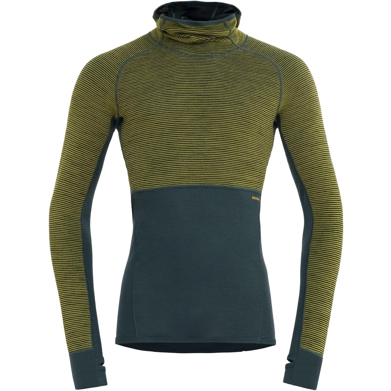 DEVOLD Funktionsshirt Tuvegga Merino Hoodie Man green