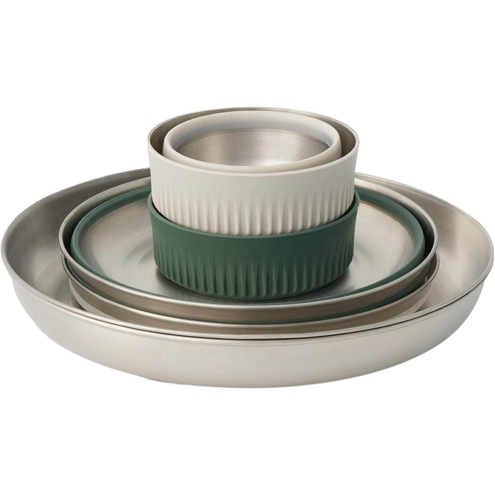 Zestaw naczyń turystycznych Sea To summit Detour Stainless Steel Collapsible 4/7