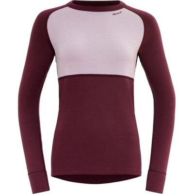 Langarm-Baselayer Expedition Merino Silk Shirt Wmn port-orchid