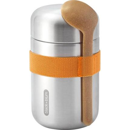 FOOD FLASK ISOTHERME-ORANGE-400ML-ANTI-FUITE-6H CHAUD 8H FROID-AVEC CUILLÈRE