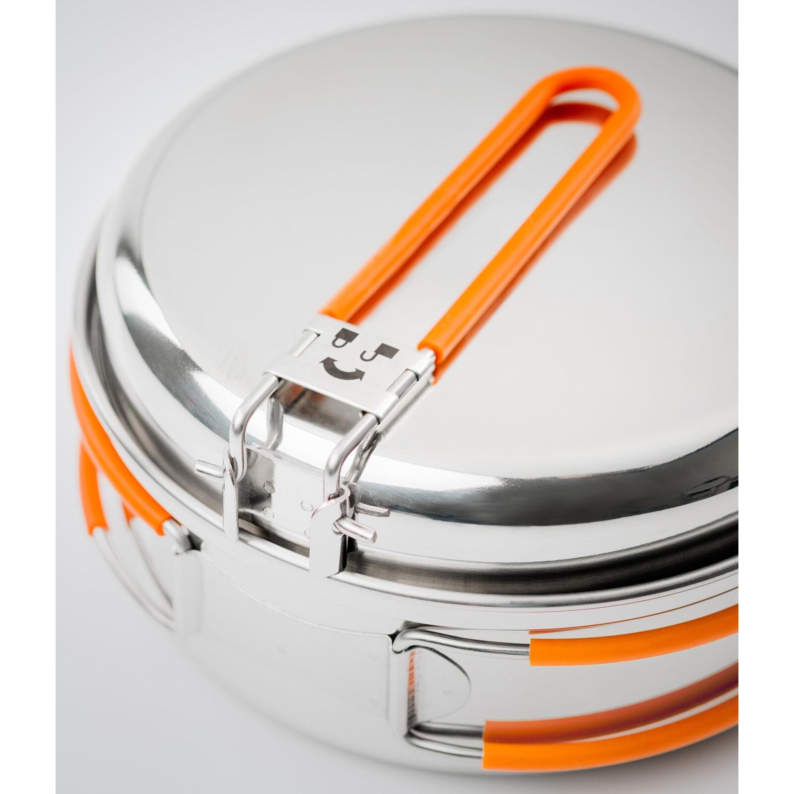 Kochset Glacier Stainless 1 Person Mess Kit 3/4
