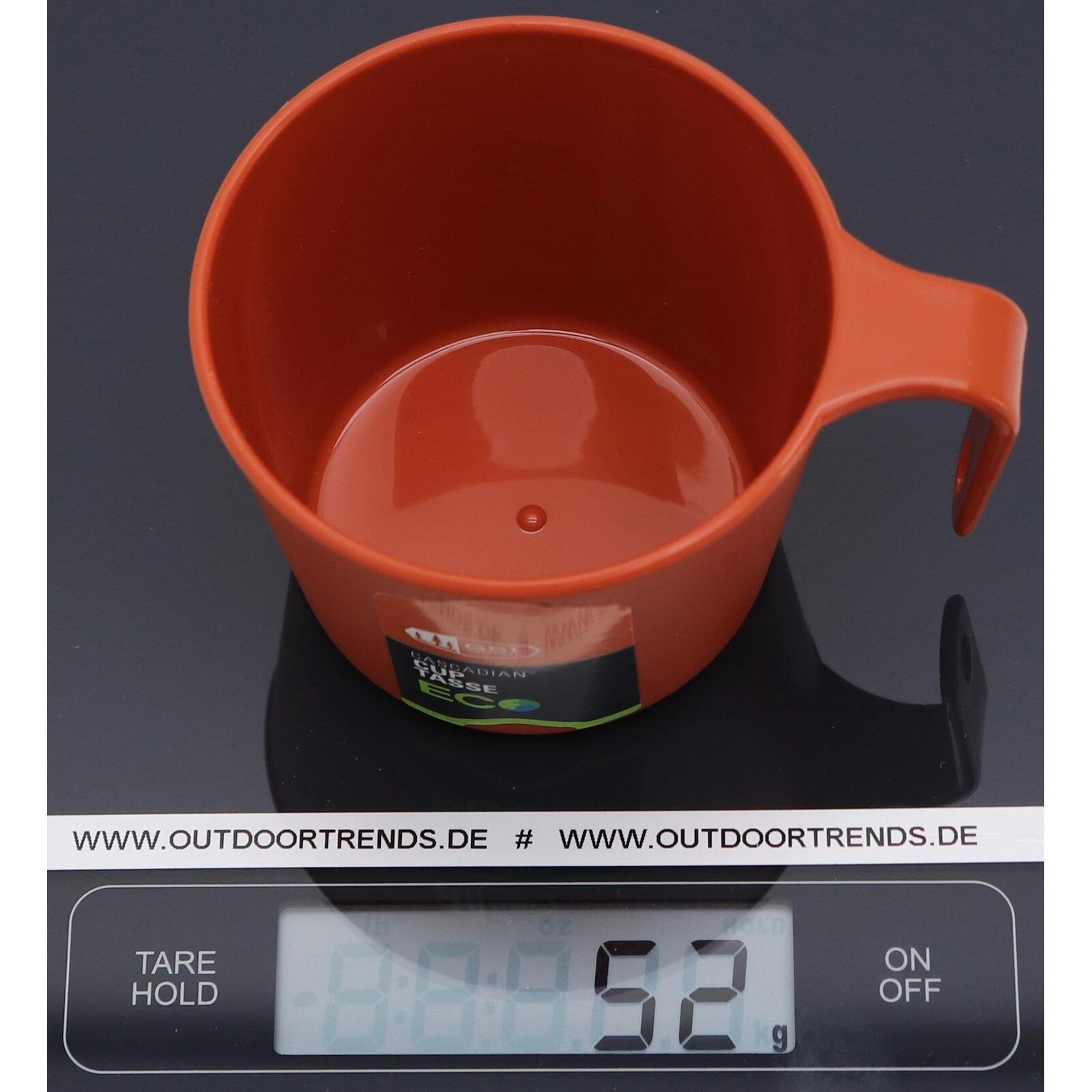 Becher GSI Cascadian Cup Terracotta Propylen, BPA-frei, 41 g, Messmarkierungen 2/2