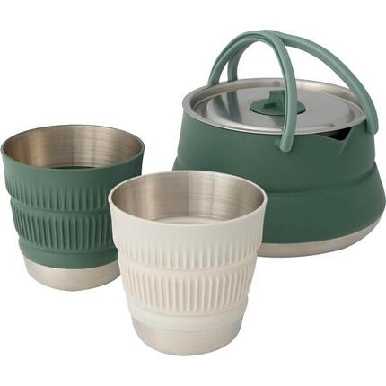 Kochset Detour Stainless Steel Kettle Cook Set 3-teilig green-grey