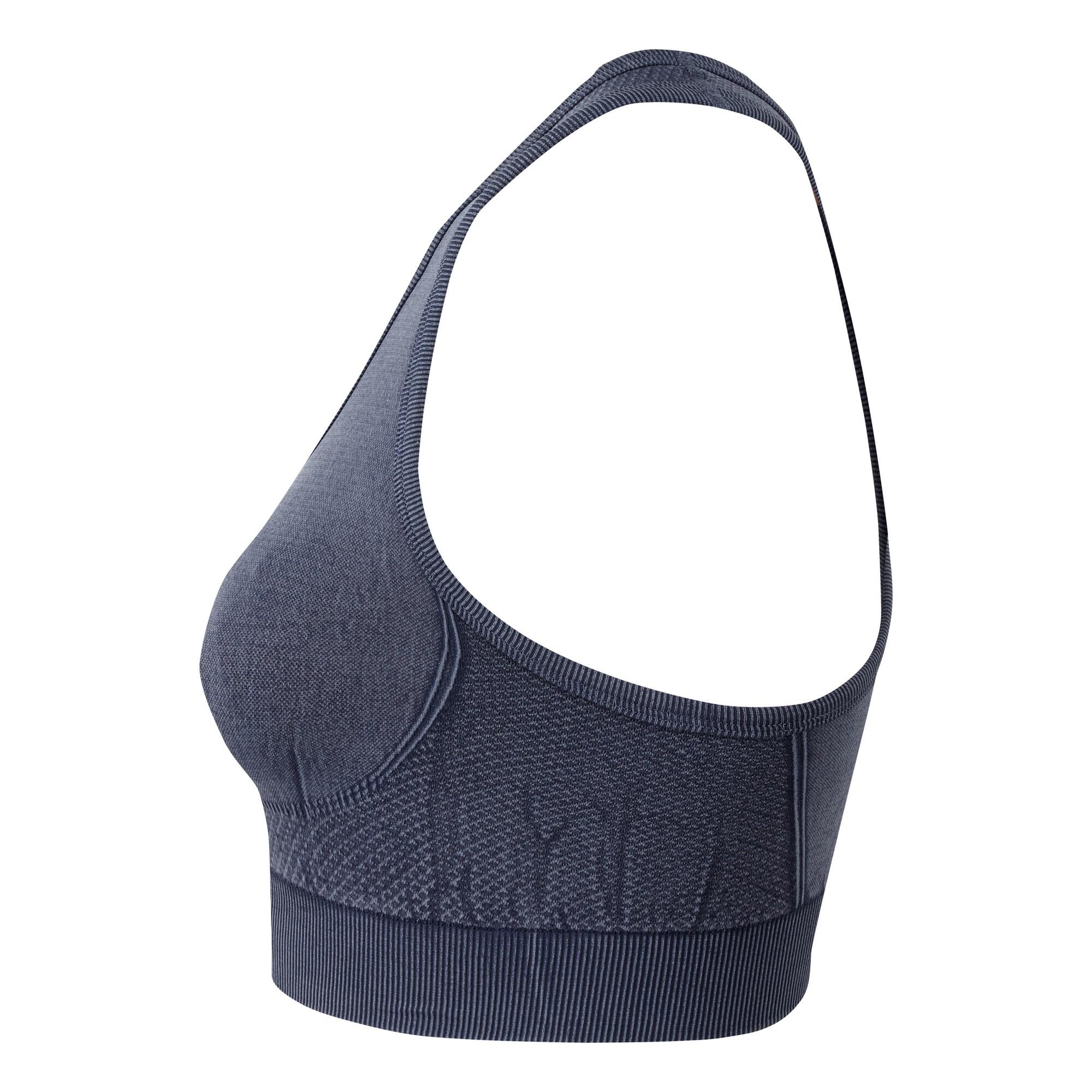 SportBH, Nahtlos für Damen Indigo-Jeansblau 3/3