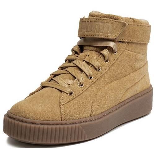 Pantofi sport Puma Platform Suede maro