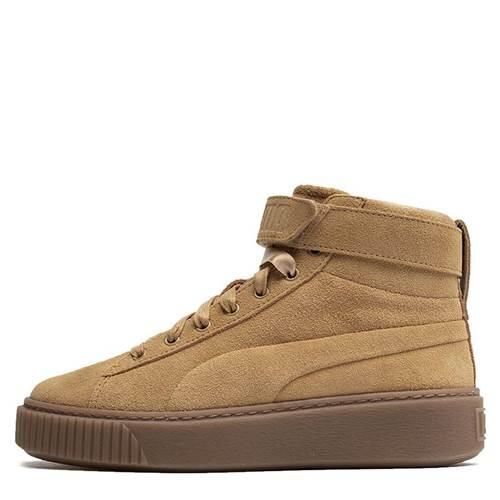 Pantofi sport Puma Platform Suede maro
