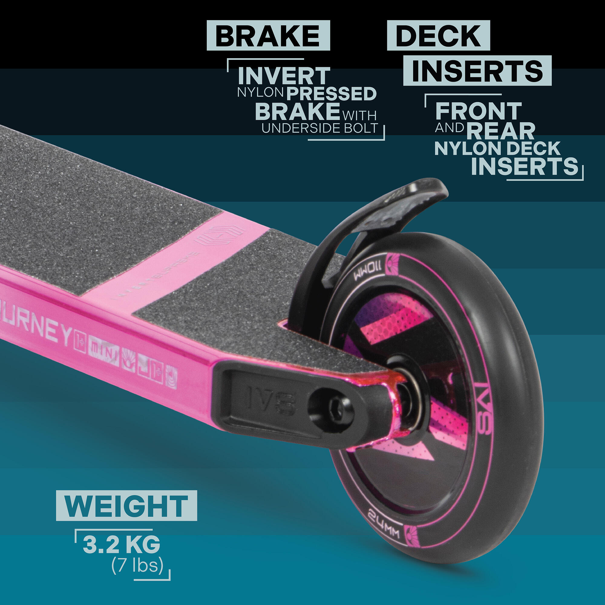 Trottinette Invert Supreme Journey 1+ Mini Tri Electro Pink/Pink/Purple 6/7