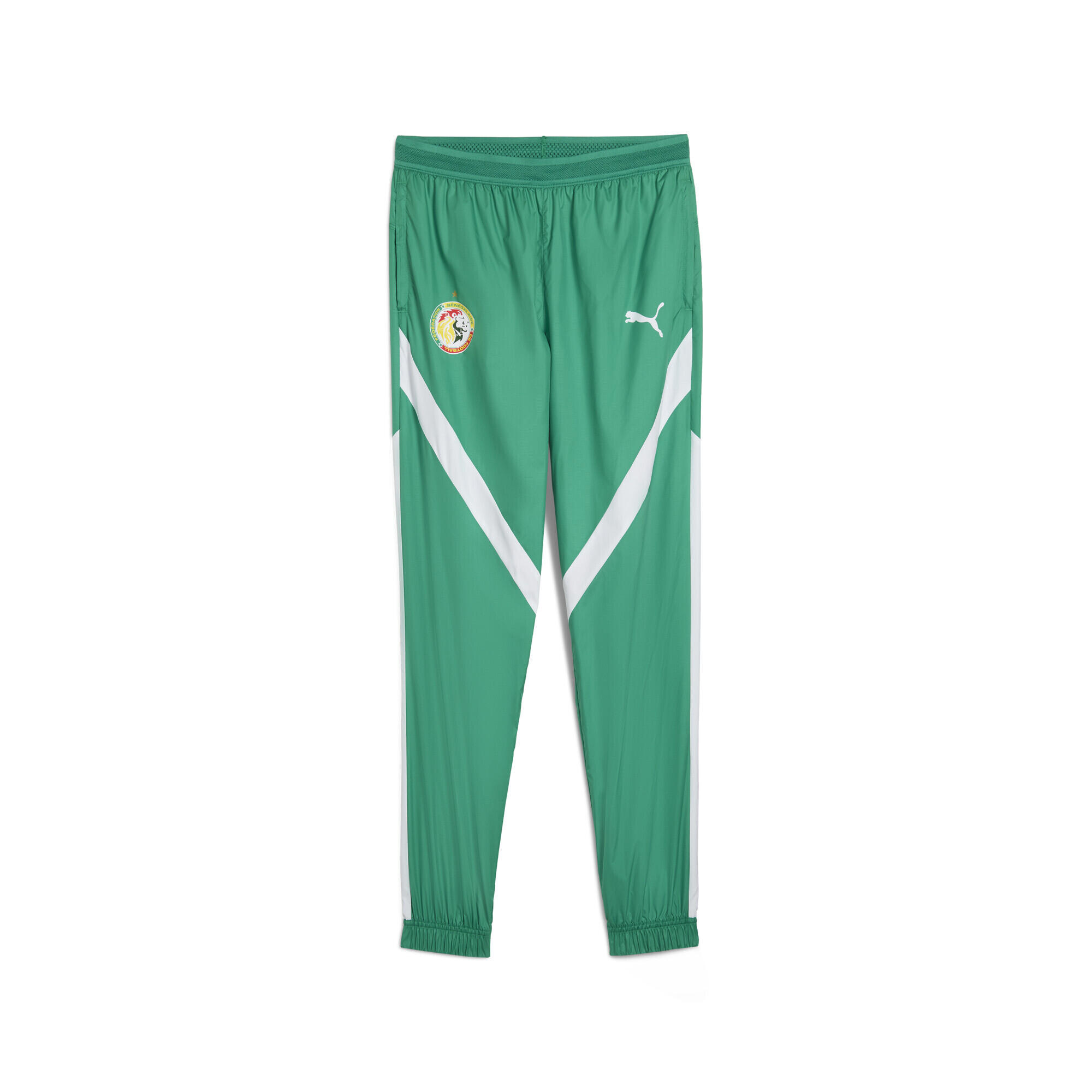 Puma - Pantalon Tissé D’avant-match Sénégal 2025 Homme Puma - Pantalons - Blanc|vert - 36 Xs - Decathlon