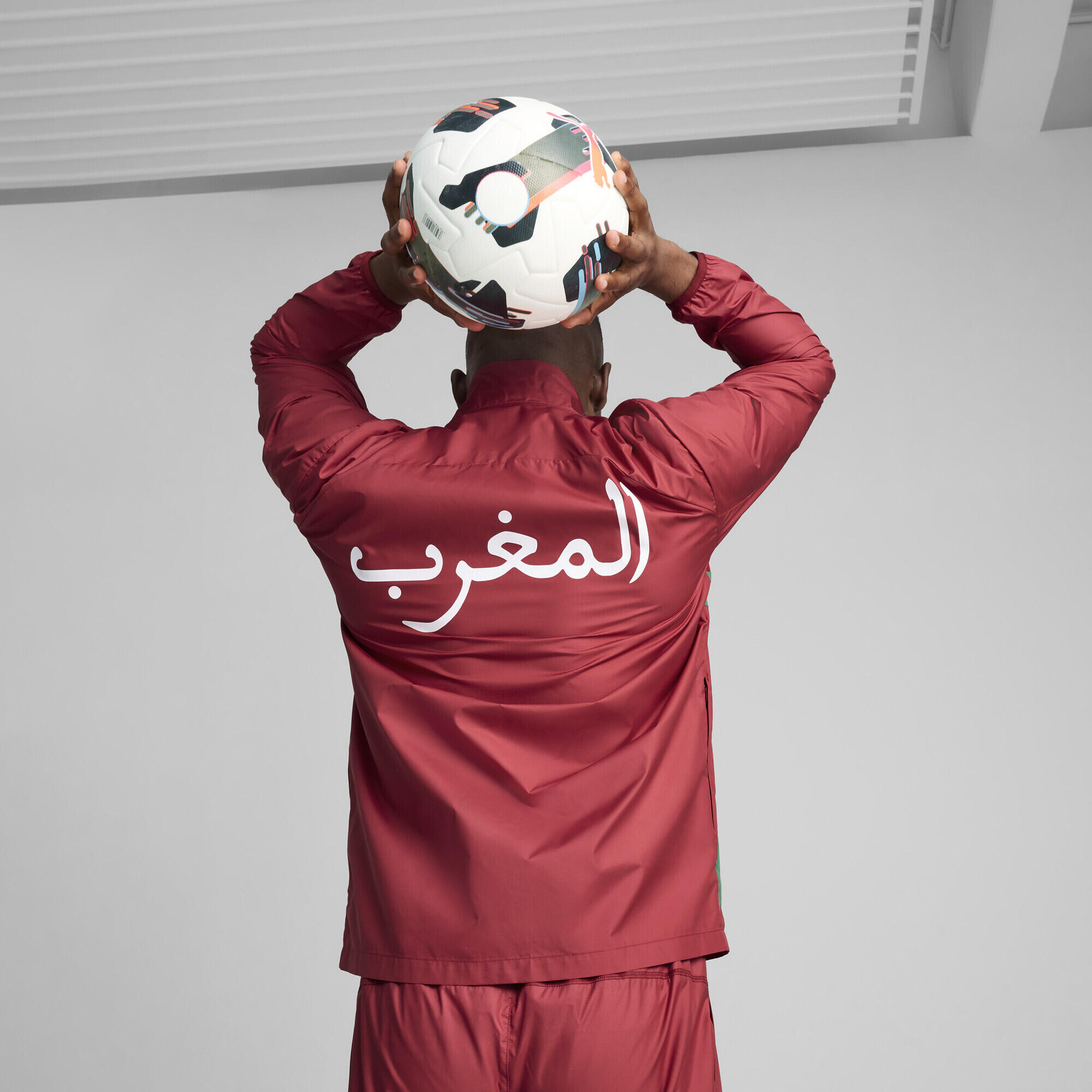 Giacca in tessuto pre-partita Marocco da uomo PUMA 5/7