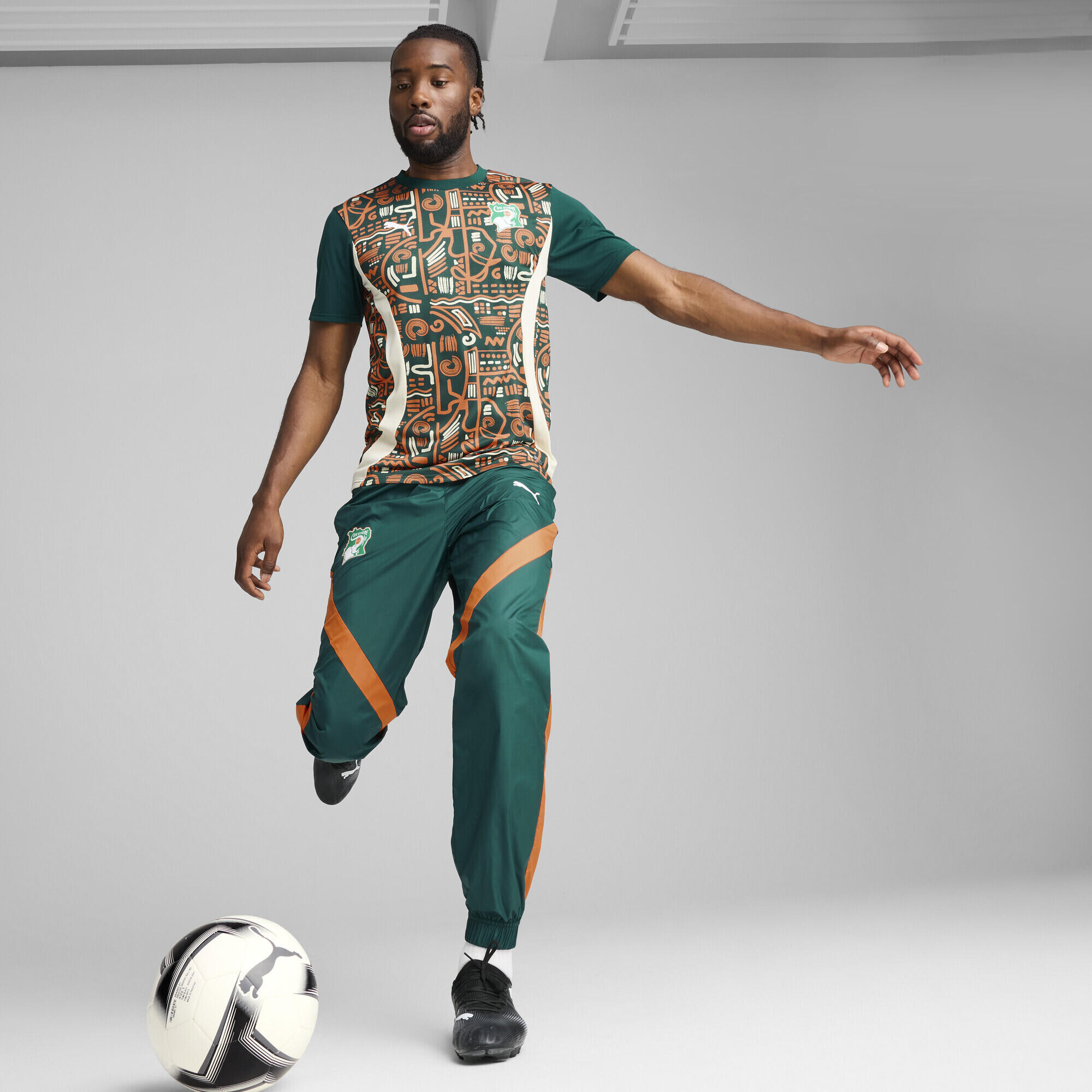 Elfenbeinküste 2025 Aufwärmtrikot Herren PUMA 4/7