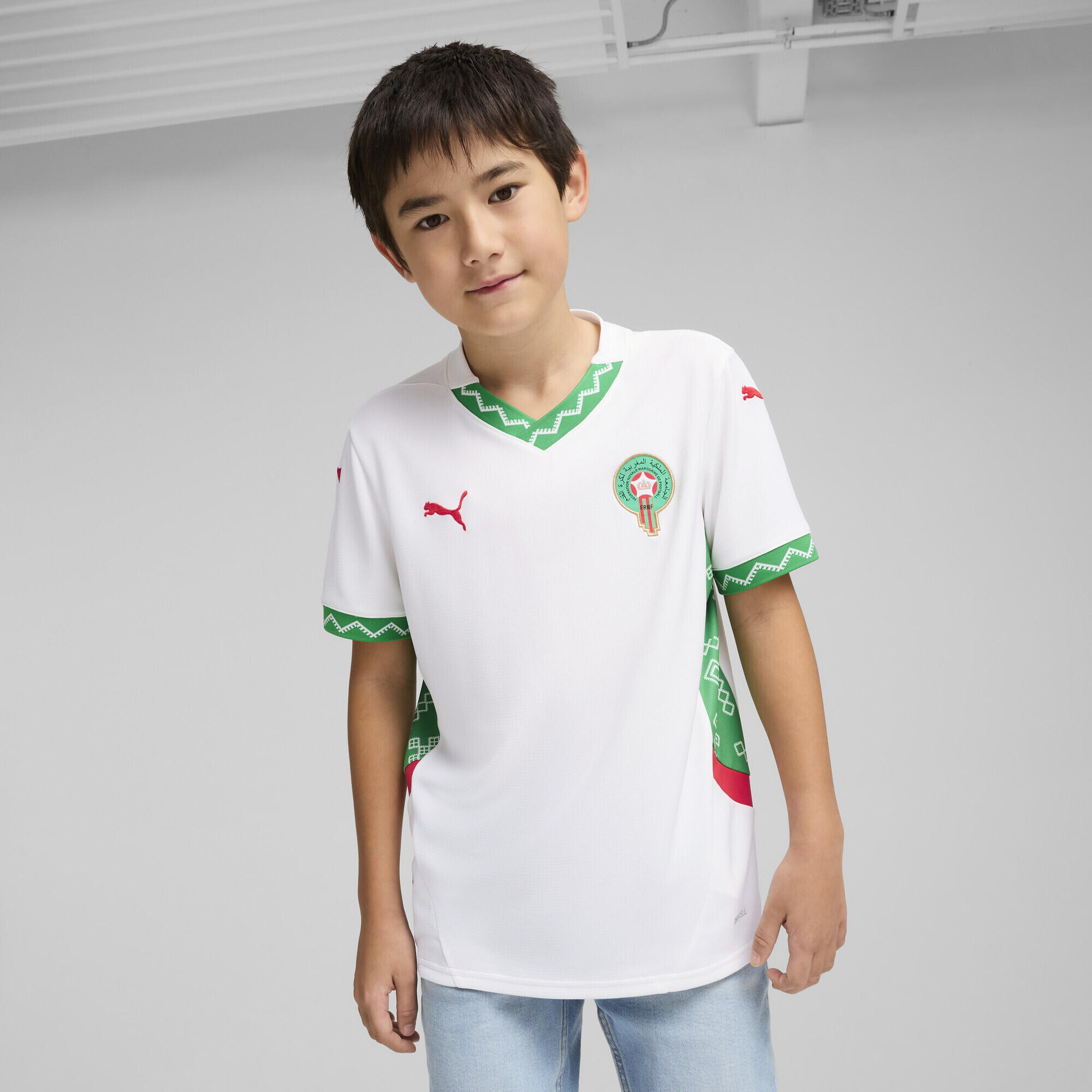 Camiseta 2.ª equipación Marruecos 2025 Niño PUMA 2/7