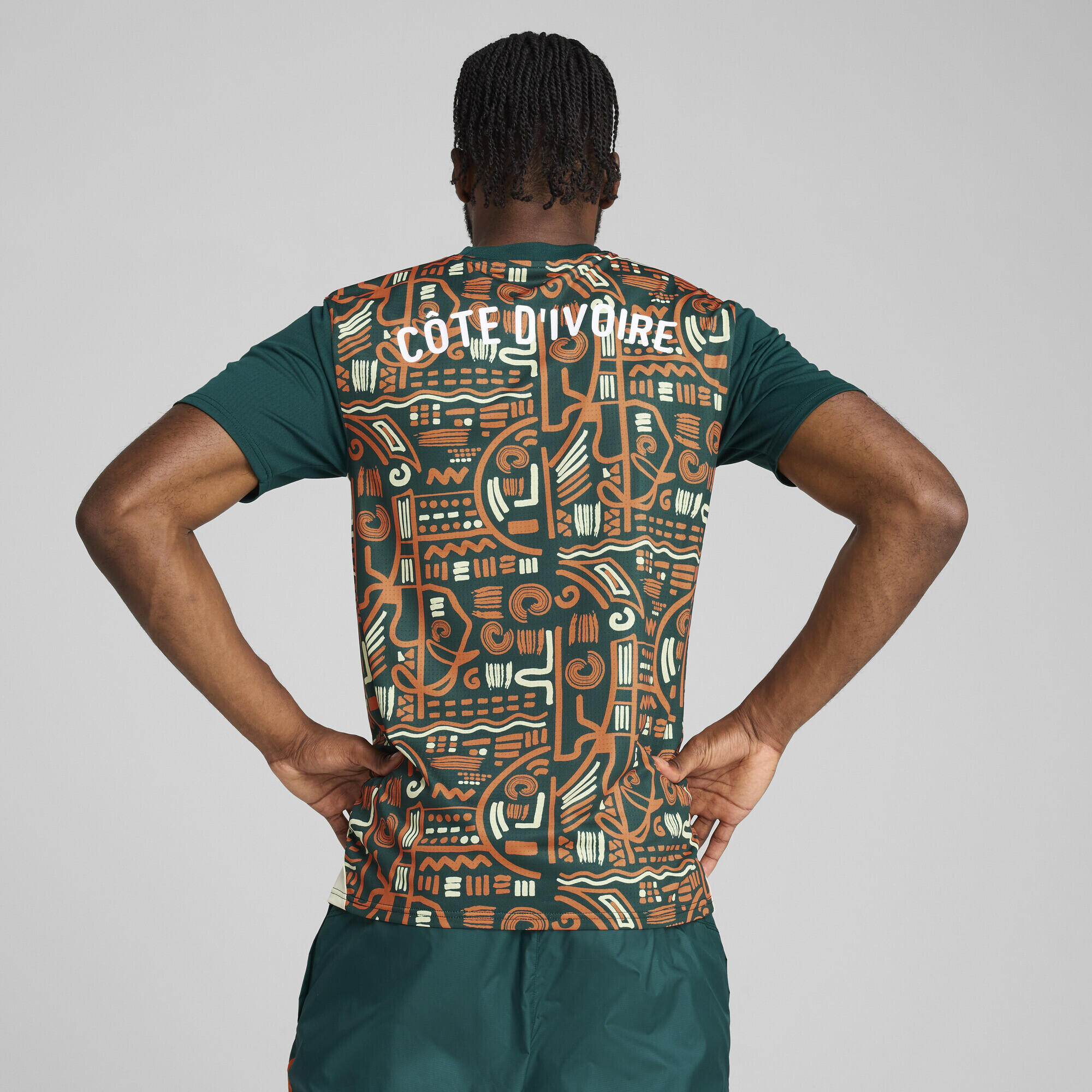 Elfenbeinküste 2025 Aufwärmtrikot Herren PUMA 5/7