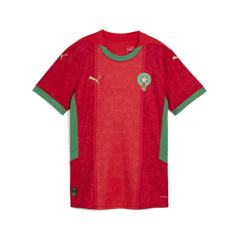 Marokko 2025 Heimtrikot Damen PUMA Red Archive Green