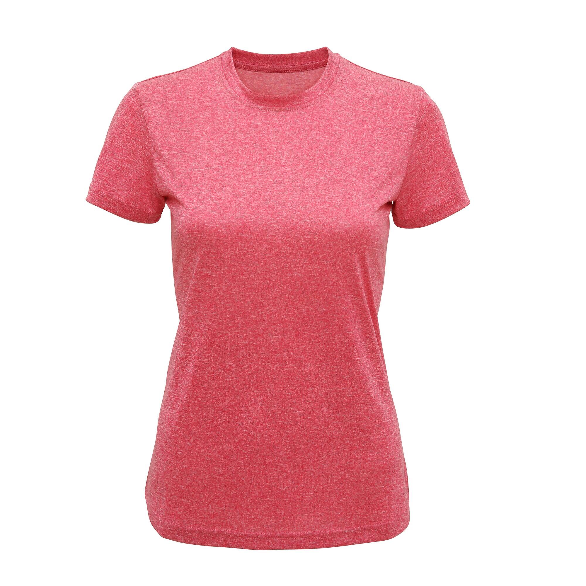 TRIDRI Tri Dri Performance Maglietta A Maniche Corte Donna TriDri Rosa Melange