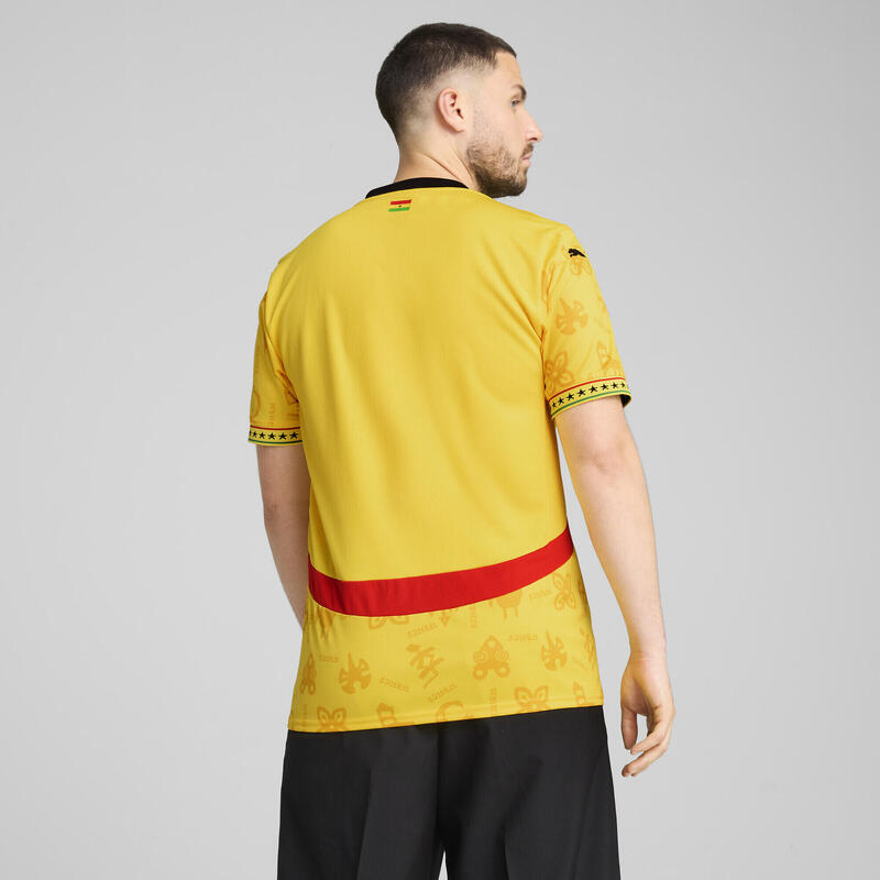 Ghana 2025 Away Jersey Men PUMA Pelé Yellow Black