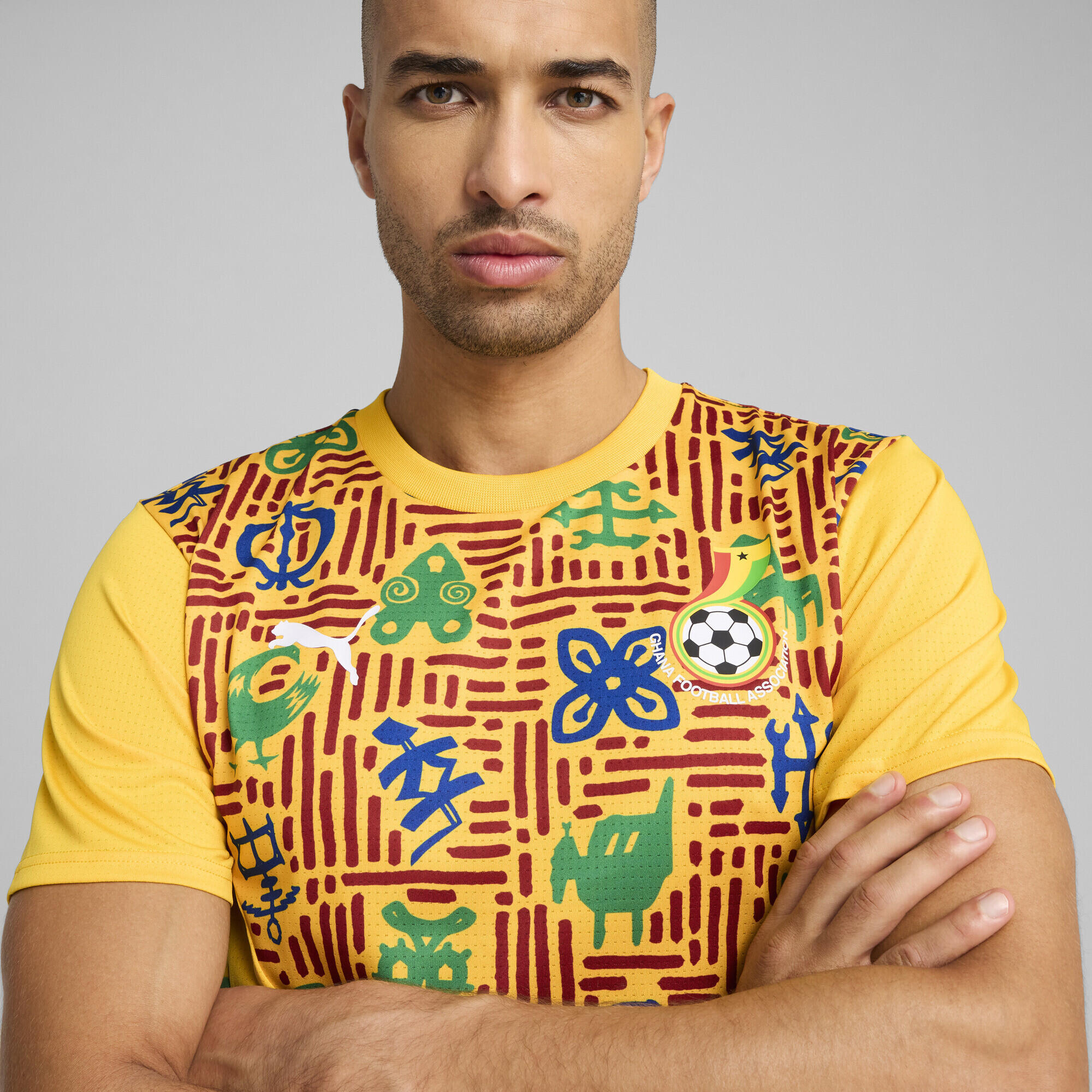 Ghana prematch-shirt voor heren PUMA 3/7