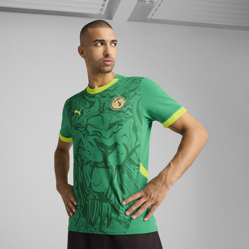 Męska koszulka wyjazdowa Senegal 2025 PUMA Sport Green Electric Lime