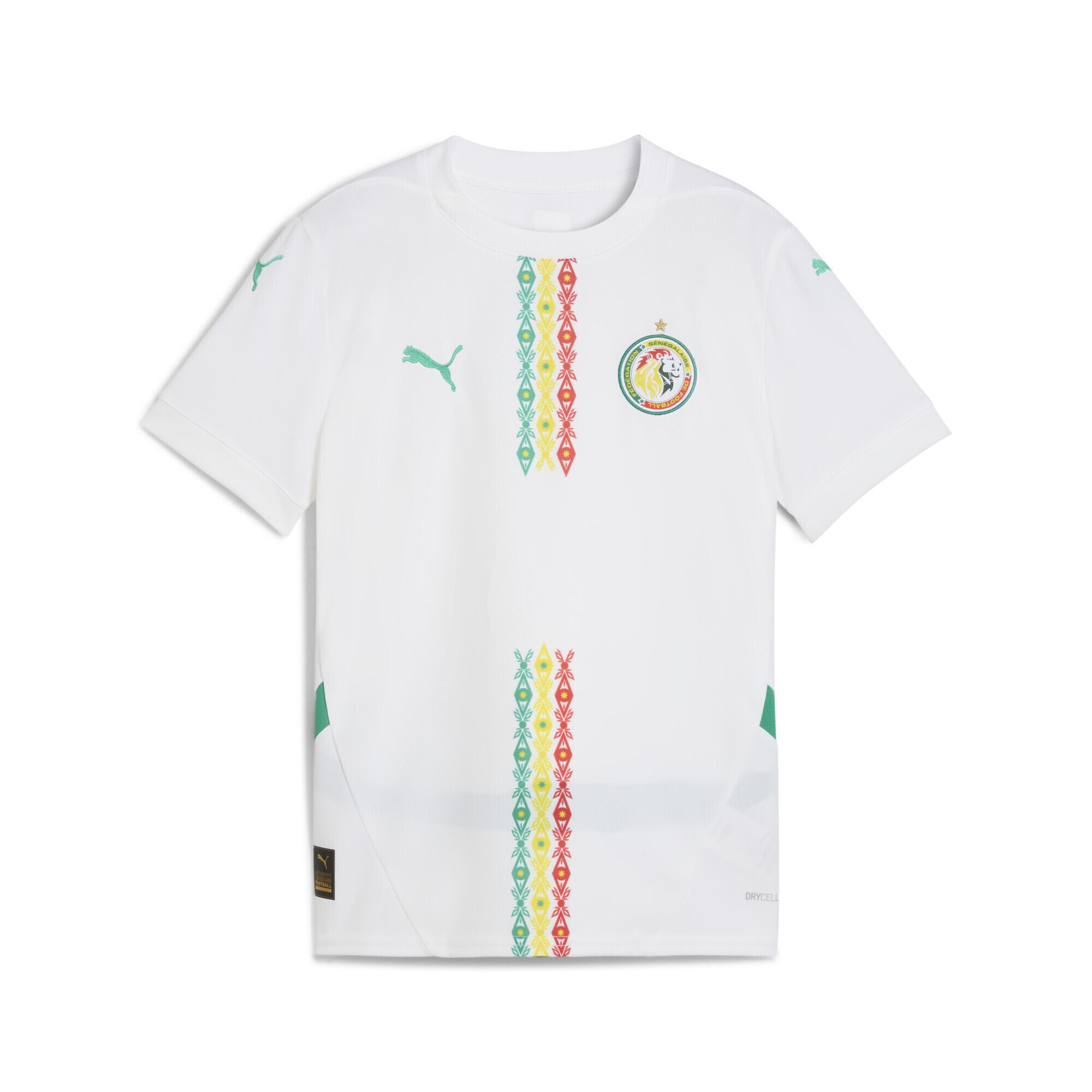 PUMA Maglia gara Home Senegal 2025 per ragazzi PUMA White Sport Green