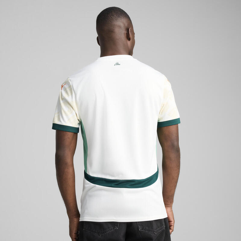 Maillot Côte d’Ivoire 2025 Extérieur Homme PUMA White Dark Myrtle Green