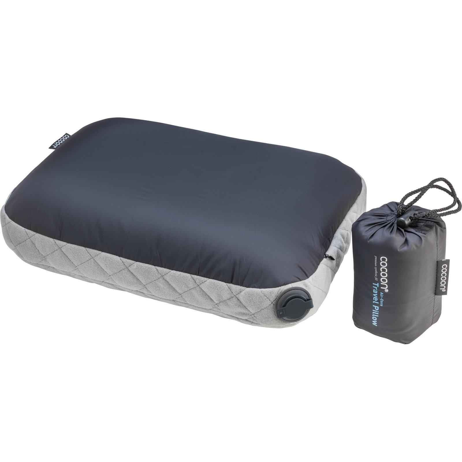 COCOON Reise-Kopfkissen Air-Core Pillow smoke grey-charcoal