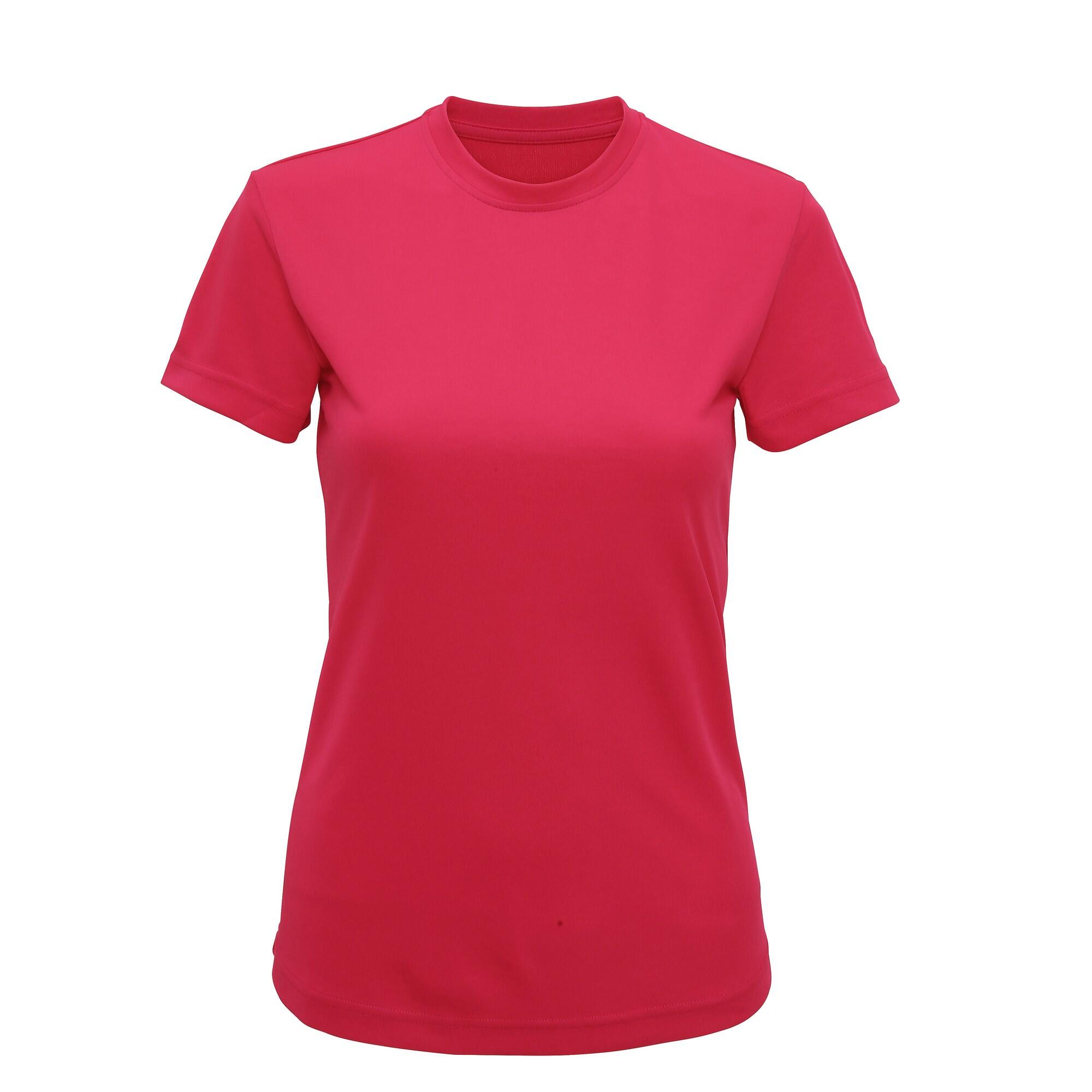 TRIDRI Tri Dri Performance Maglietta A Maniche Corte Donna TriDri Rosa Acceso