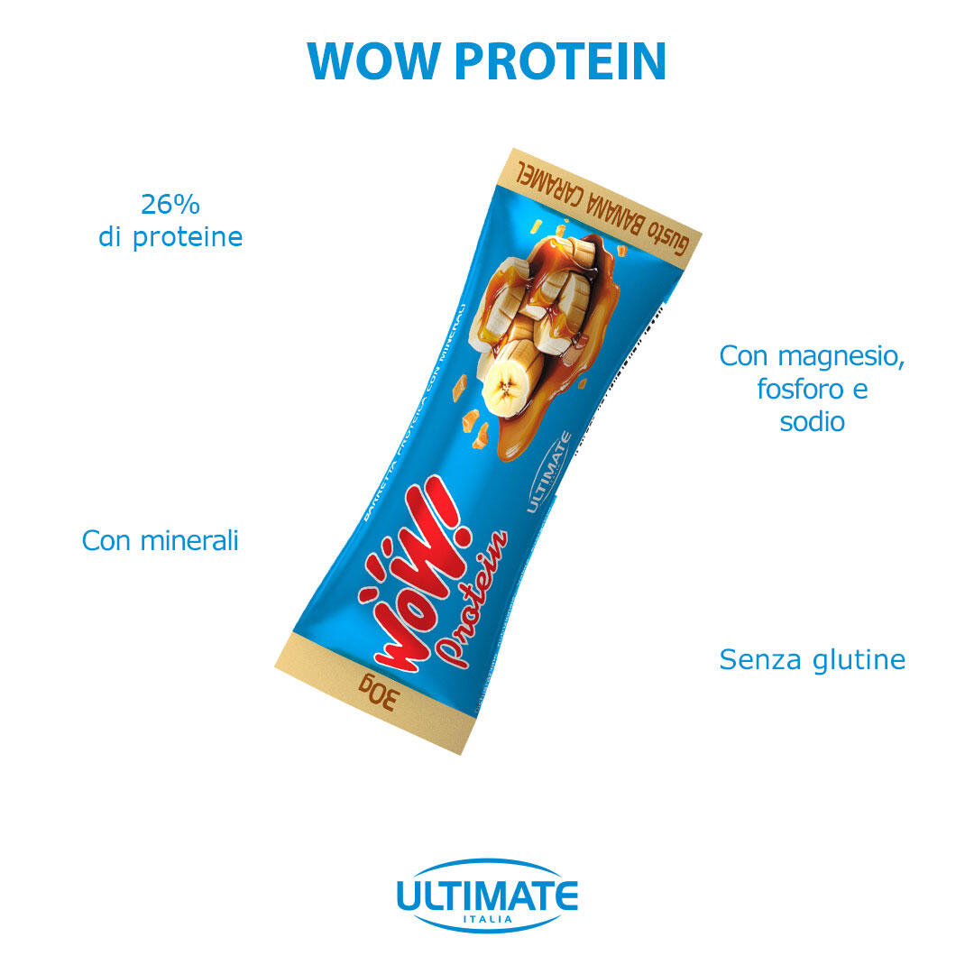 Alimenti addizionato - BARRETTA AL 26% DI PROTEINE - GUSTO BANANA CARAMEL 2/6