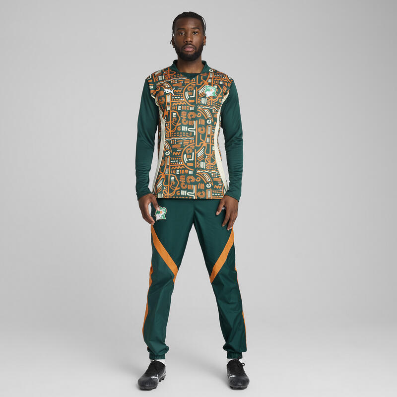Ivory Coast 2025 Pre-match Long Sleeve Sweatshirt Men PUMA