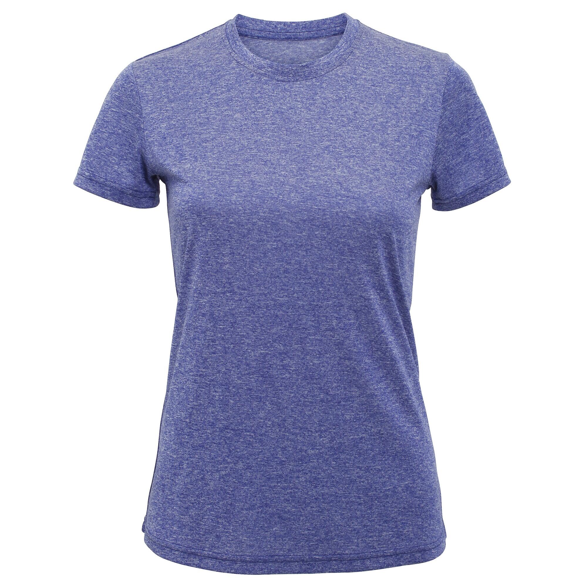 TRIDRI Tri Dri Performance Maglietta A Maniche Corte Donna TriDri Viola Melange
