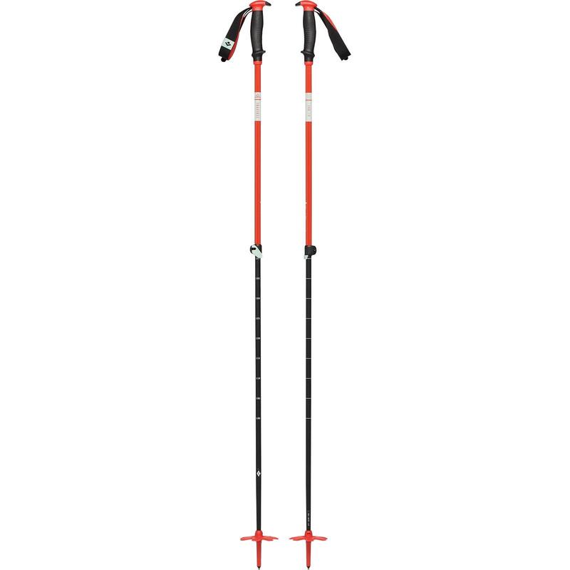 Kije skiturowe Black Diamond Traverse czerwone 140cm