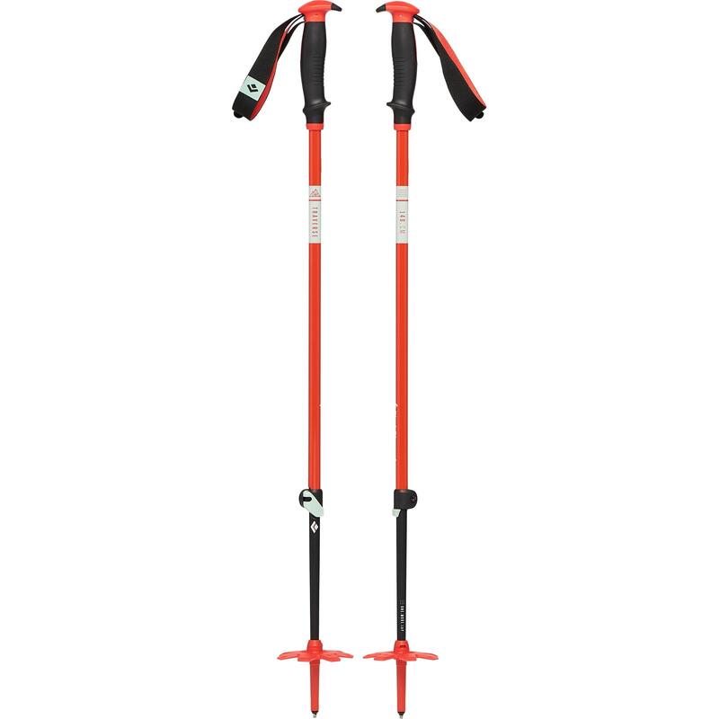 Kije skiturowe Black Diamond Traverse czerwone 140cm