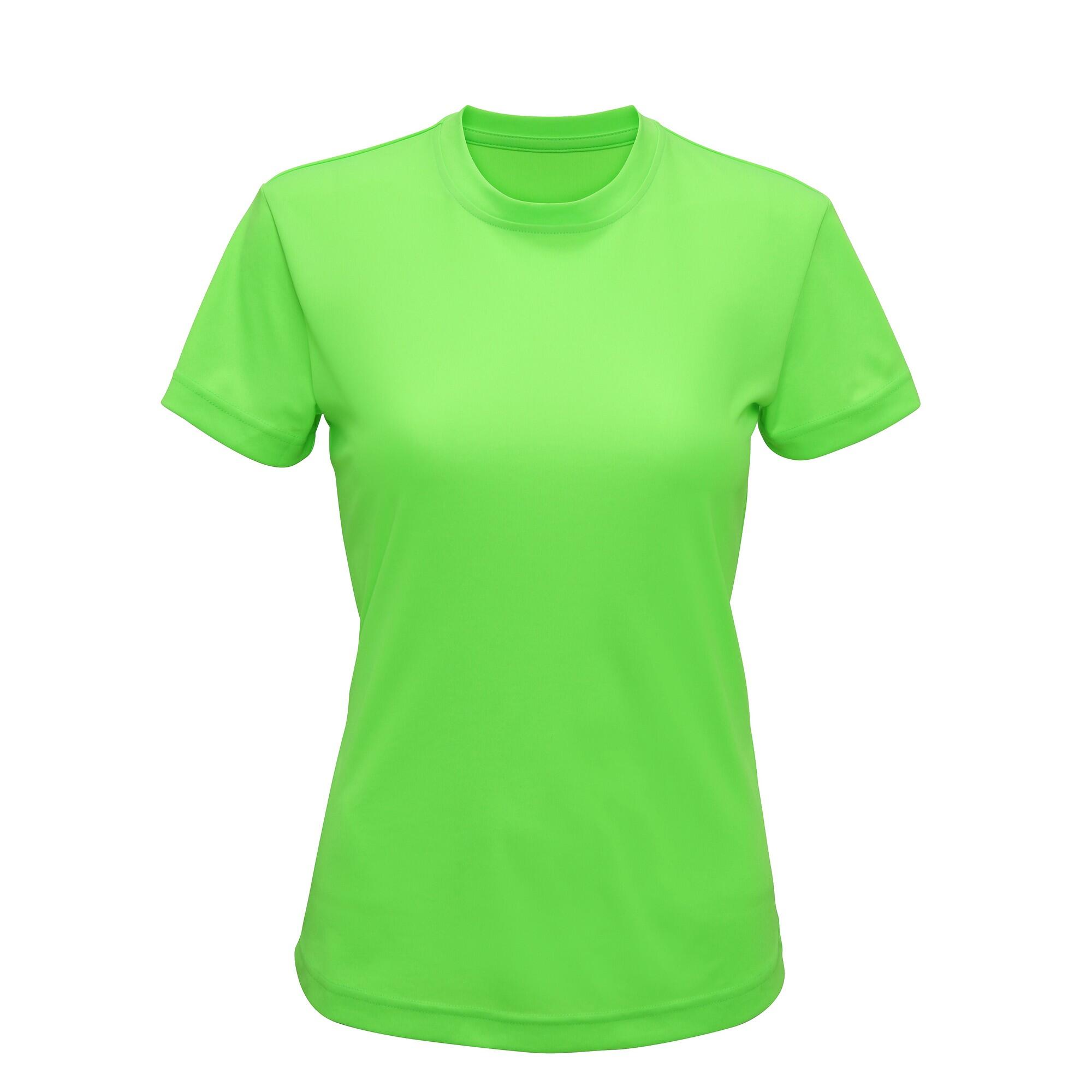 TRIDRI Tri Dri Performance Maglietta A Maniche Corte Donna TriDri Verde Chiaro