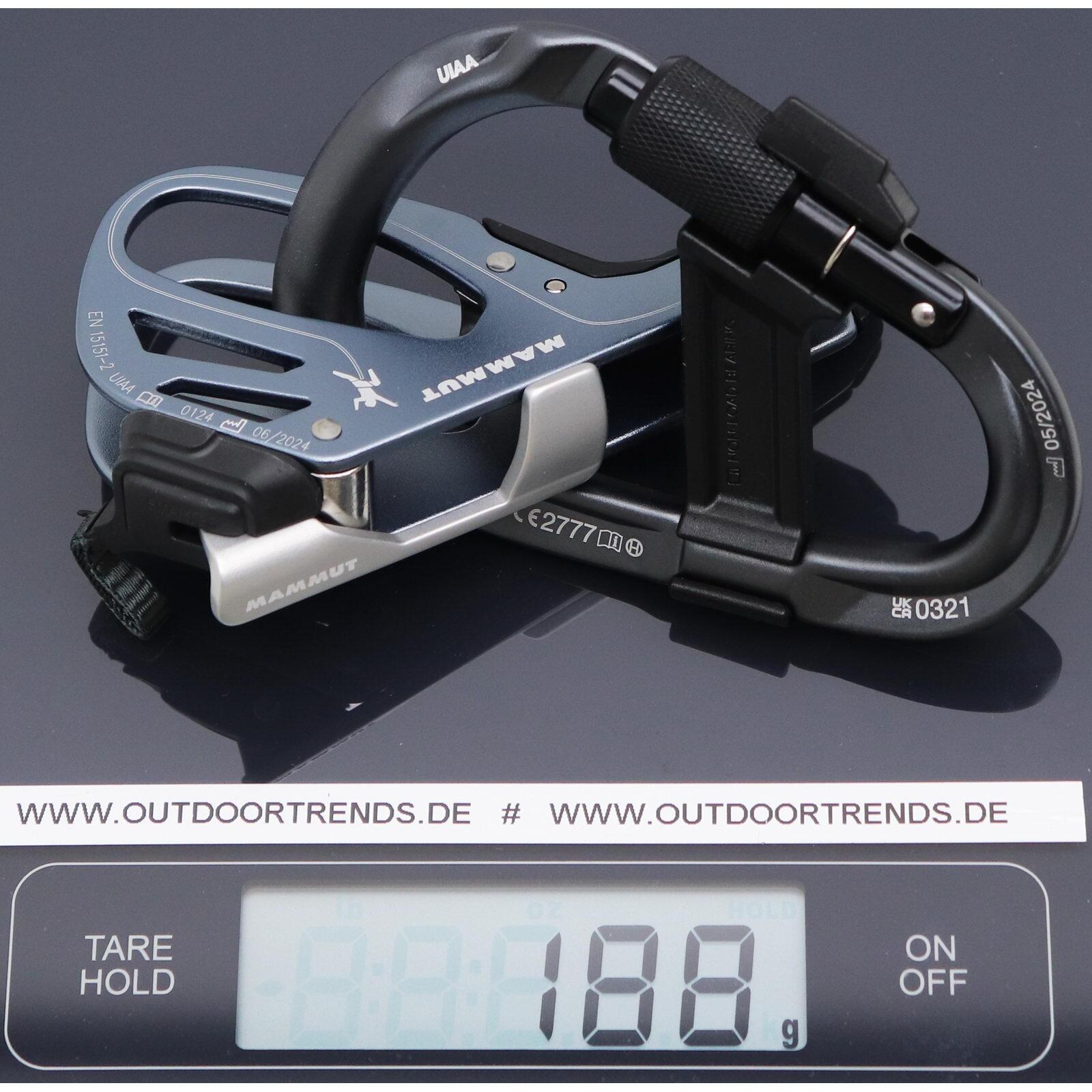Pacote de Aseguramento Mammut Smart 2.0 Cinza 182 g Alumínio 2/2