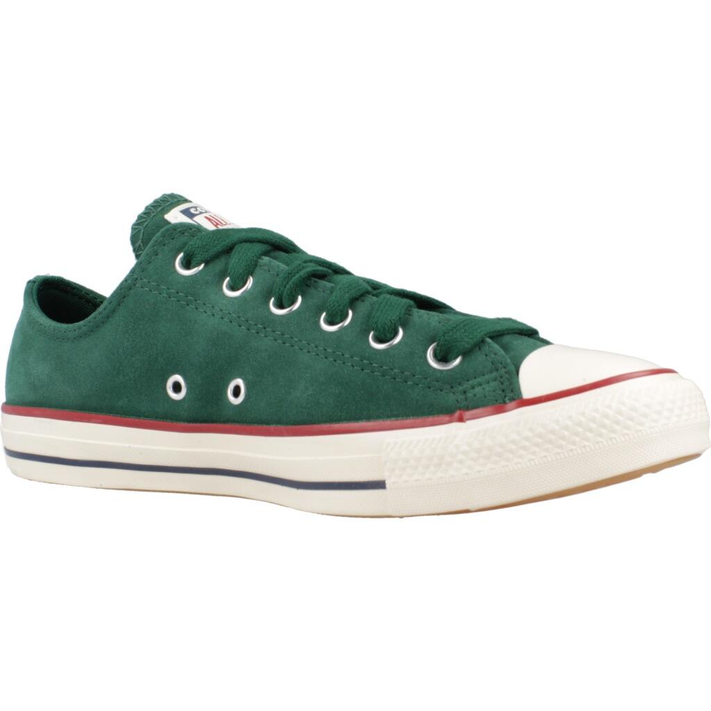 Baskets Converse Modèle Chuck Taylor All Star Suede Couleur Vert 3/6