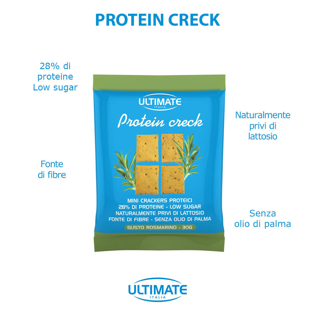 Alimento - MINI CRACKERS PROTEICI - GUSTO ROSMARINO 2/6