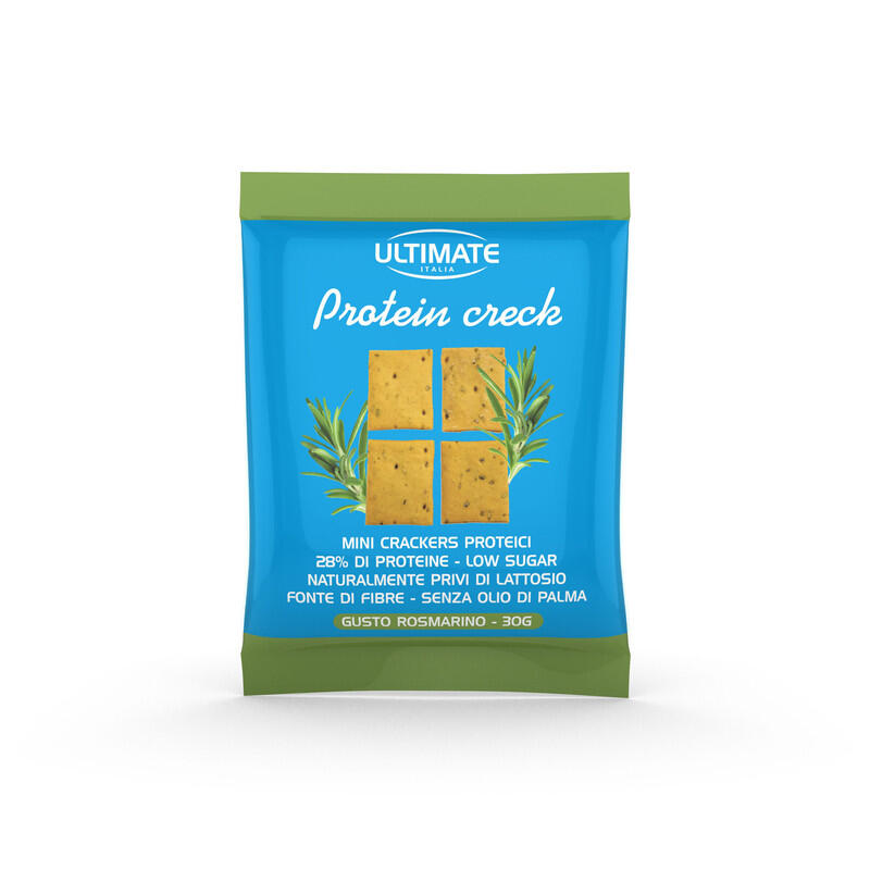 ULTIMATE ITALIA Alimento - MINI CRACKERS PROTEICI - GUSTO ROSMARINO