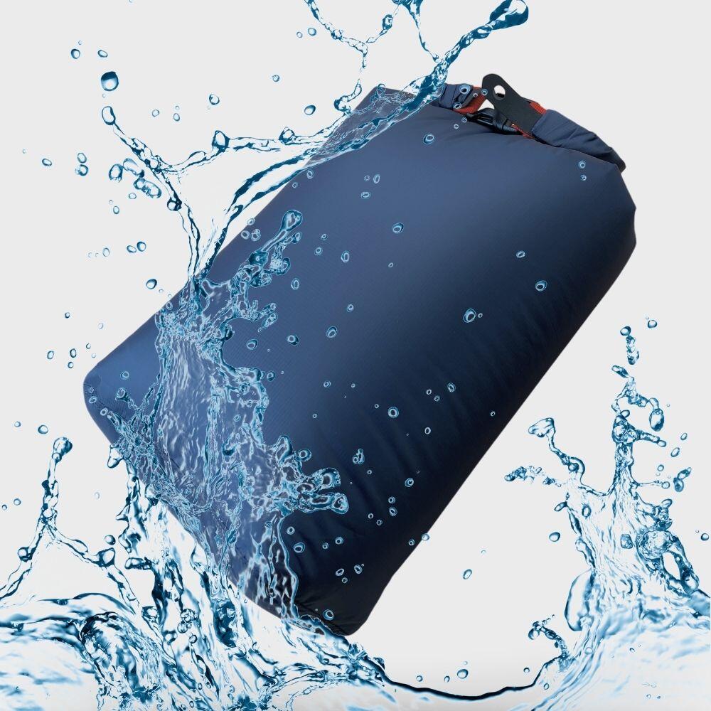 Drybag Set 5, 10, 15 litri, Dry Bag borsa impermeabile ultraleggera, blu 3/5
