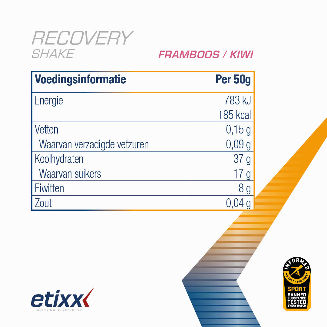 Etixx Recovery Shake Framboise-Kiwi 1500g 7/7