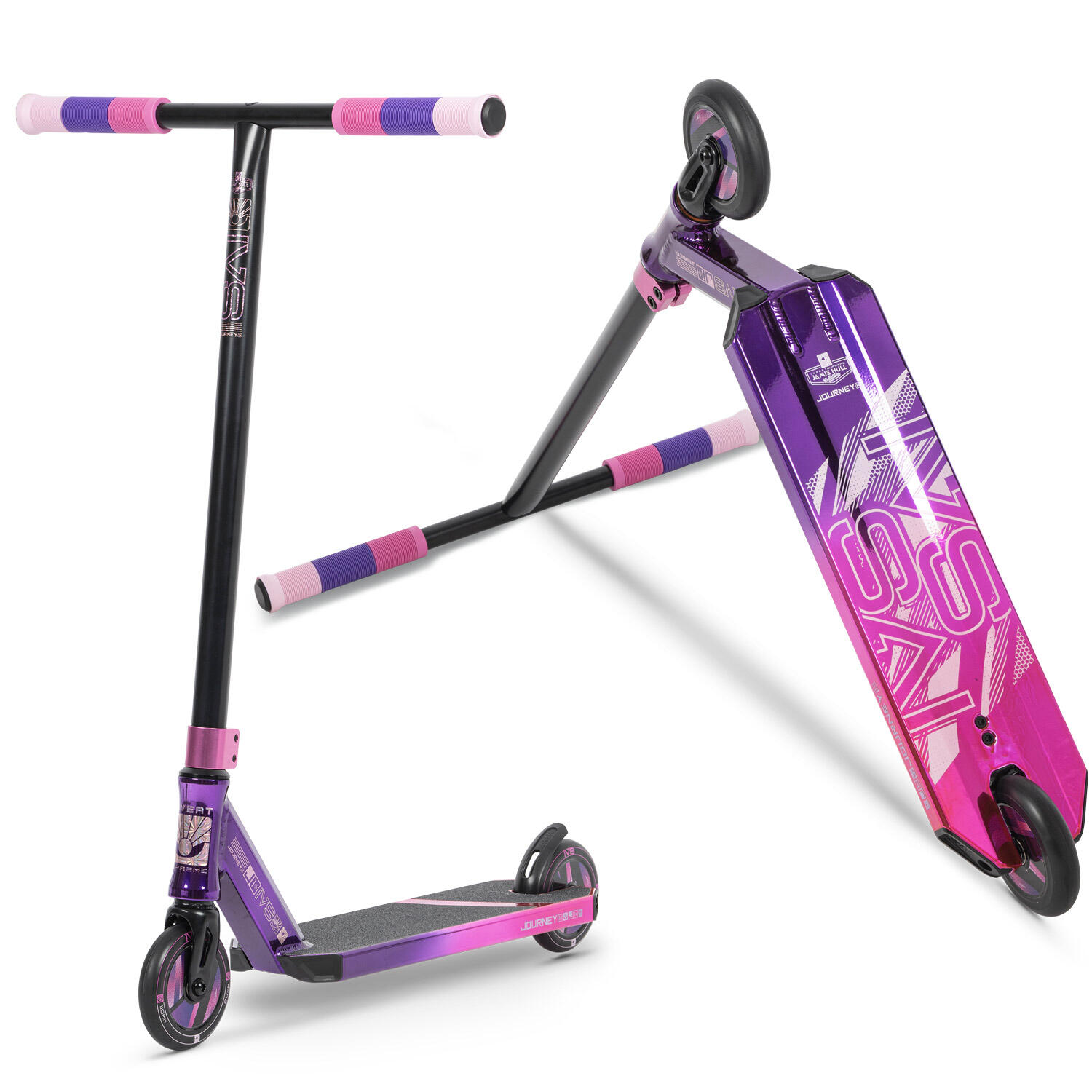 INVERT Invert Supreme Scooter Journey 1 Step Tri Electro Pink/Pink/Purple