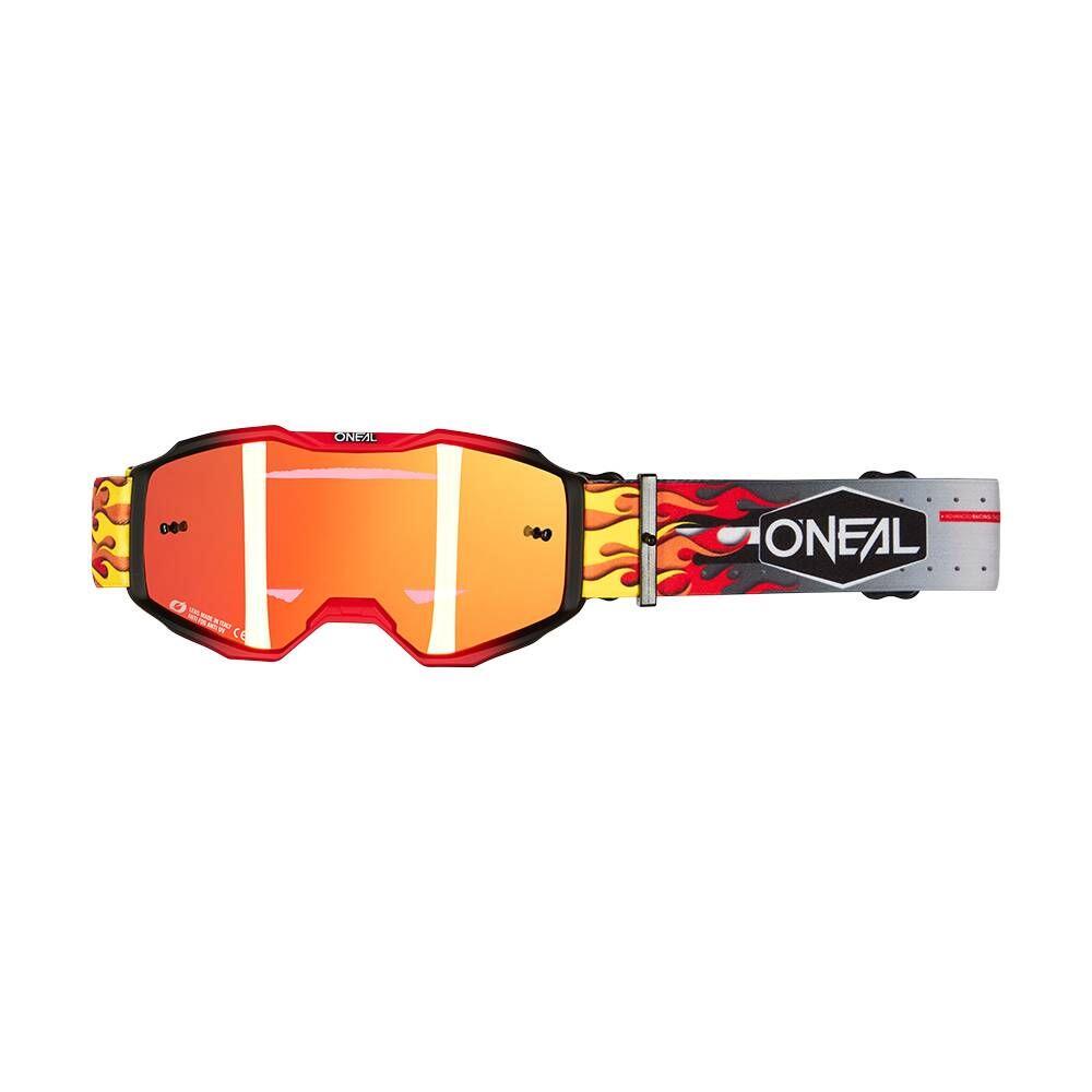 O'Neal B-10 Attack Kids Goggle Black/Yellow Radium Blue 5/7