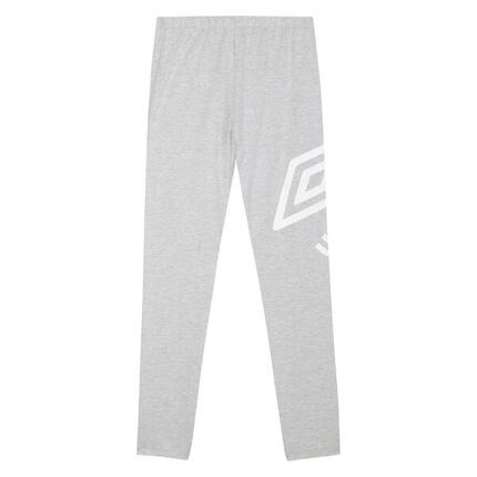 Legging CORE Femme (Gris Chiné / Blanc)